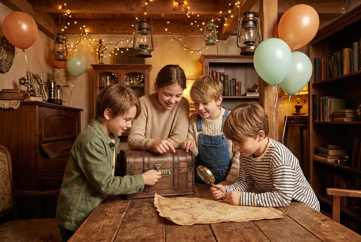 Anniversaire de 10 ans dans un escape game